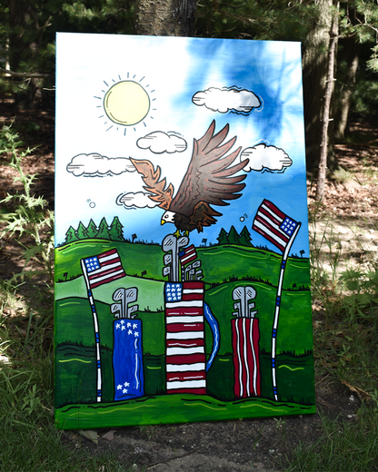Eagle's Landing Painting