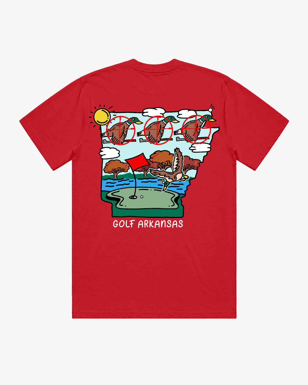 Golf Arkansas T-Shirt