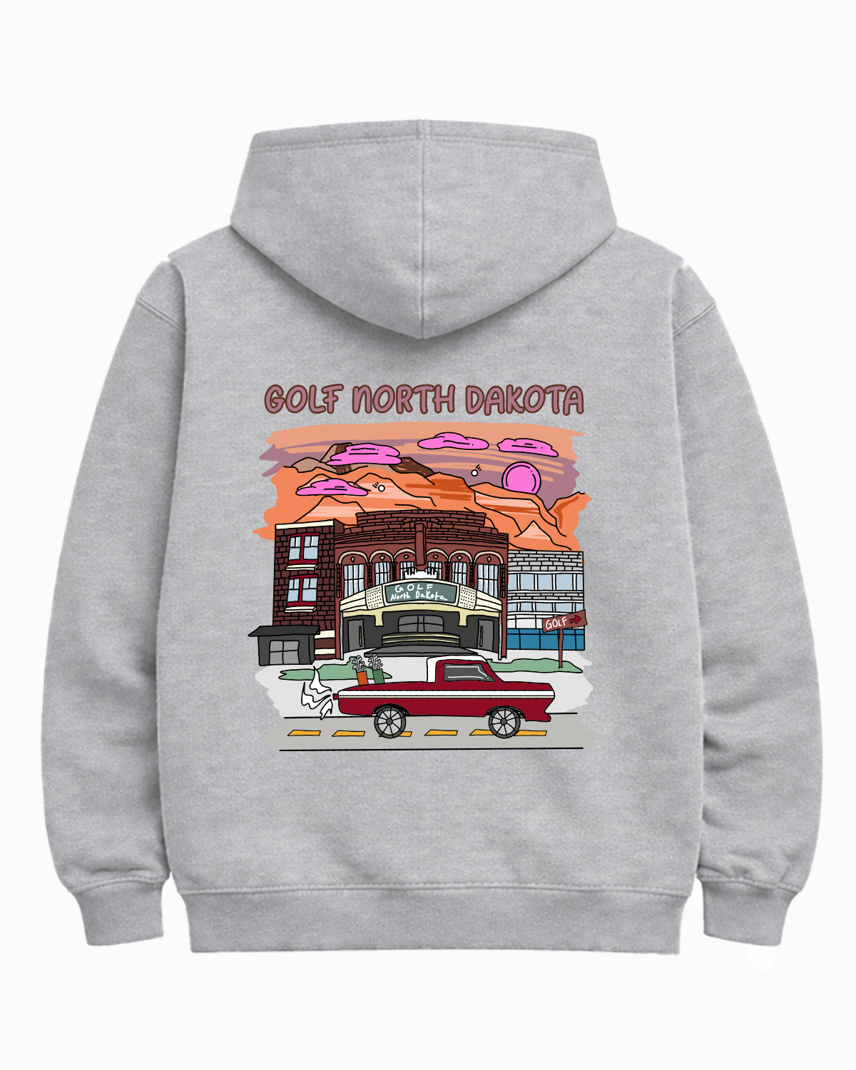 Golf North Dakota Hoodie