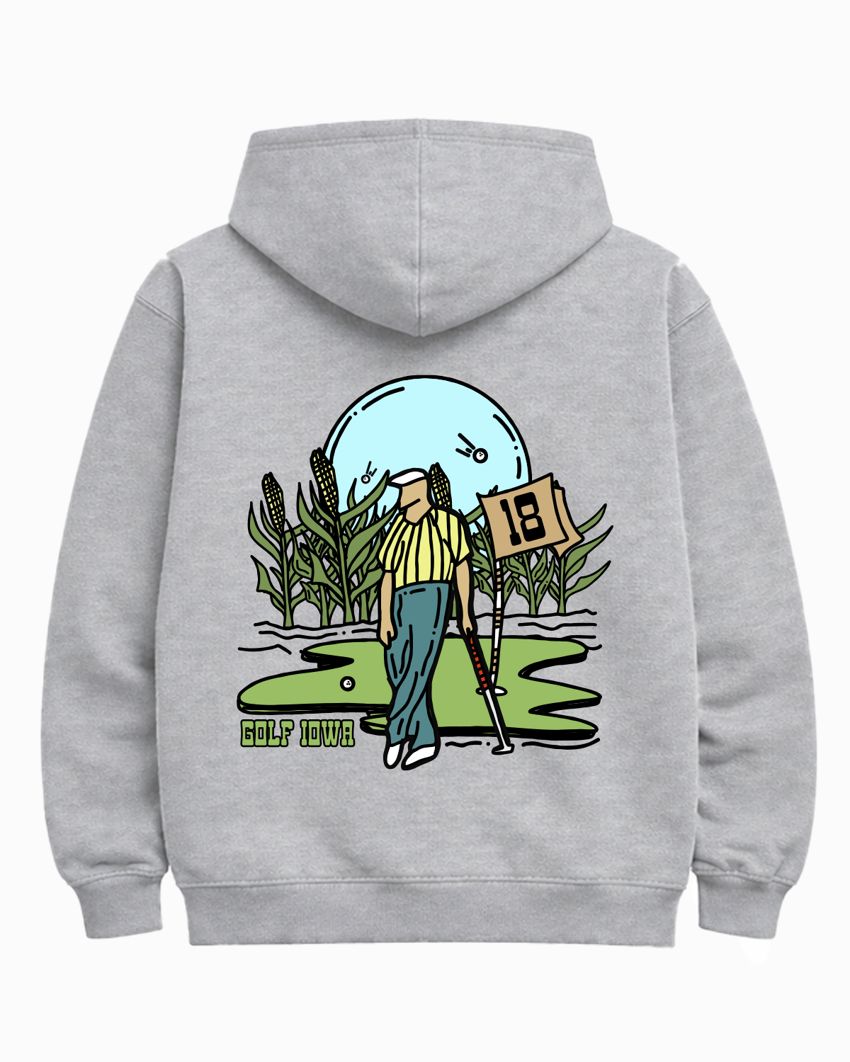 Golf Iowa Hoodie