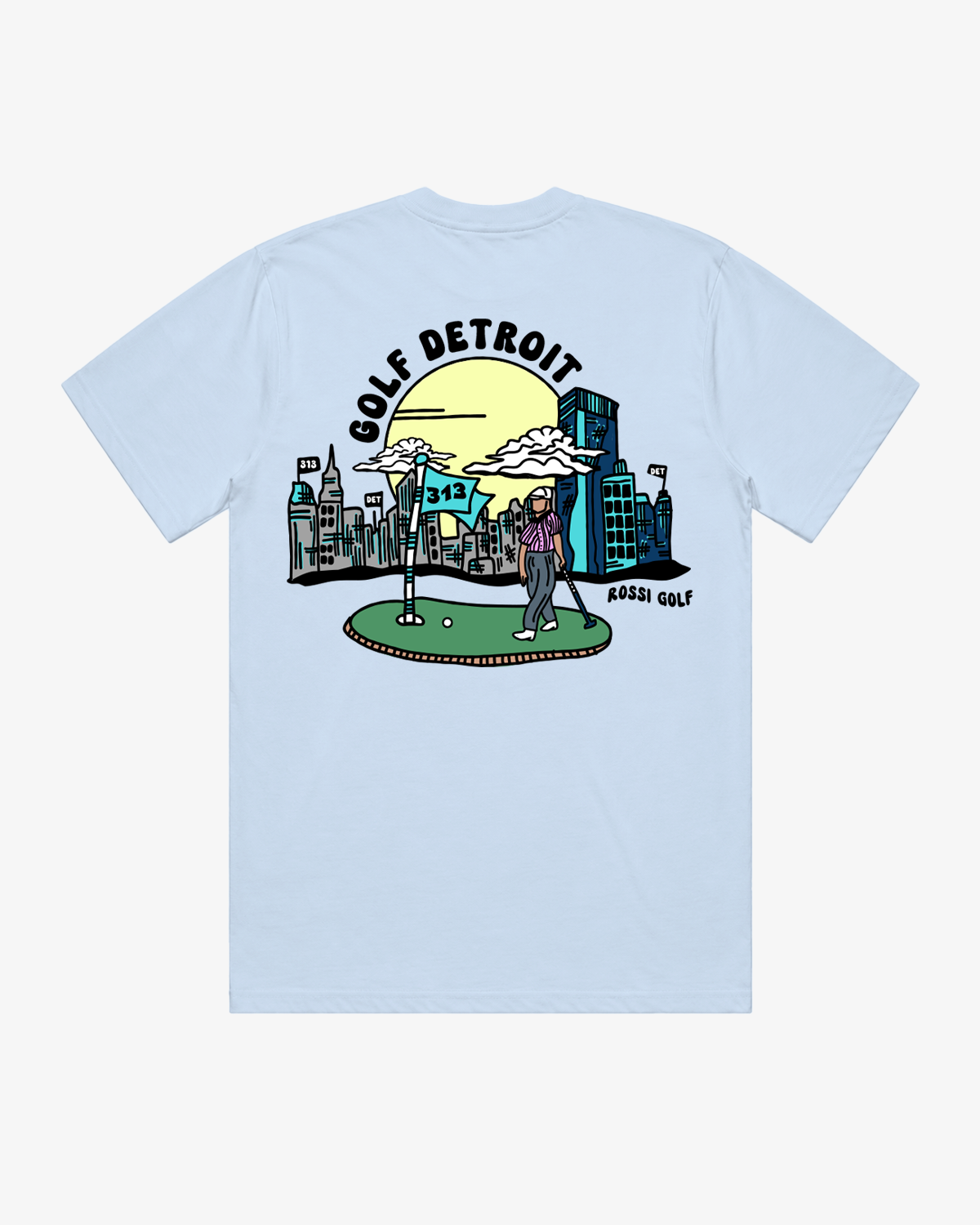 Detroit Skyline Tee