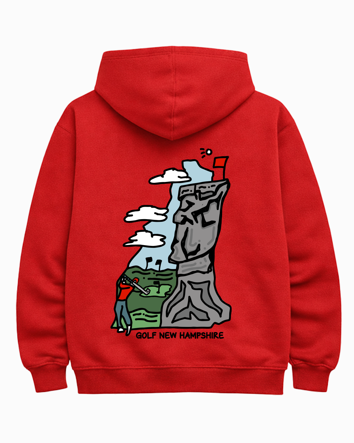 Golf New Hampshire Hoodie