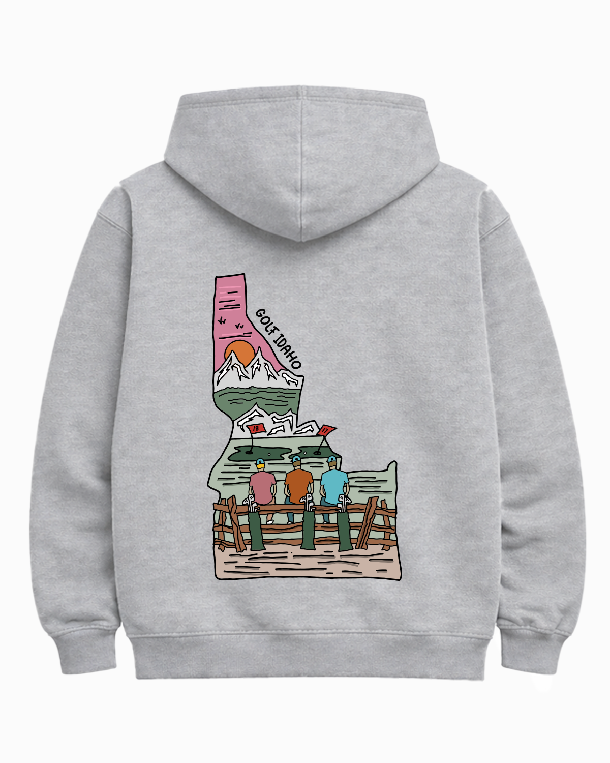 Golf Idaho Hoodie