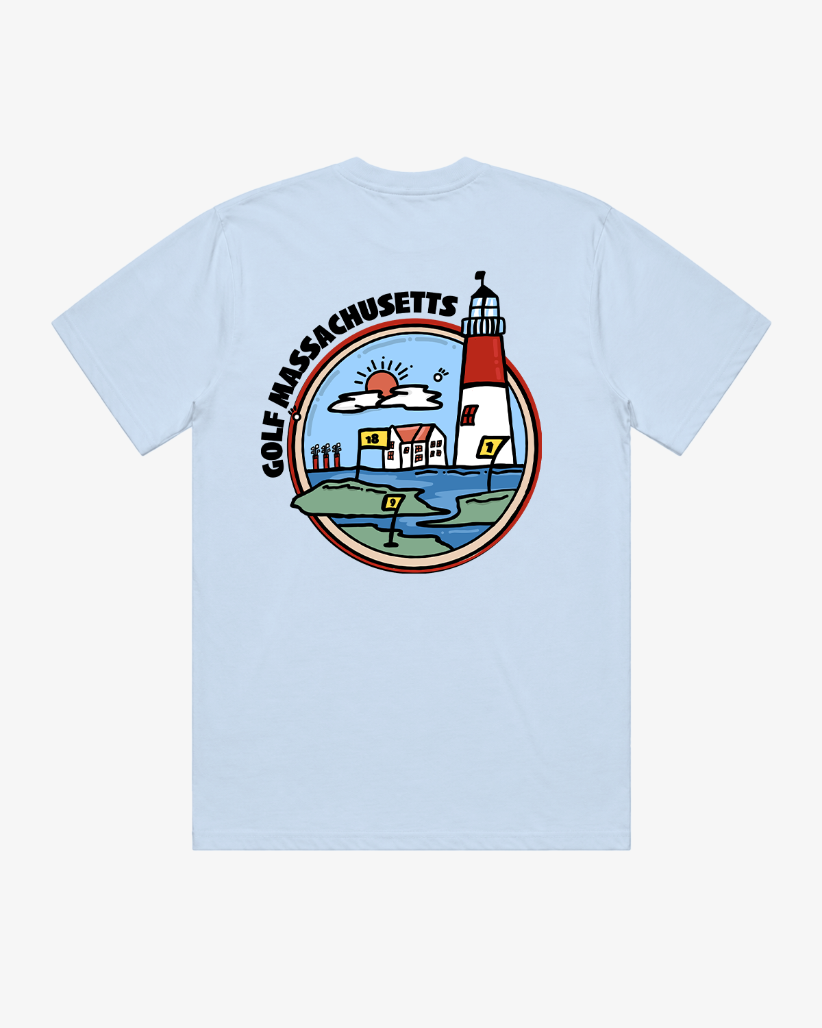 Golf Massachusetts T-Shirt