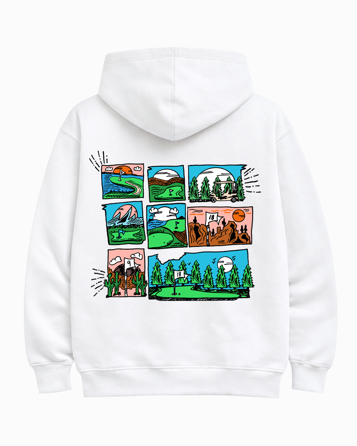 Golf Scenery Hoodie