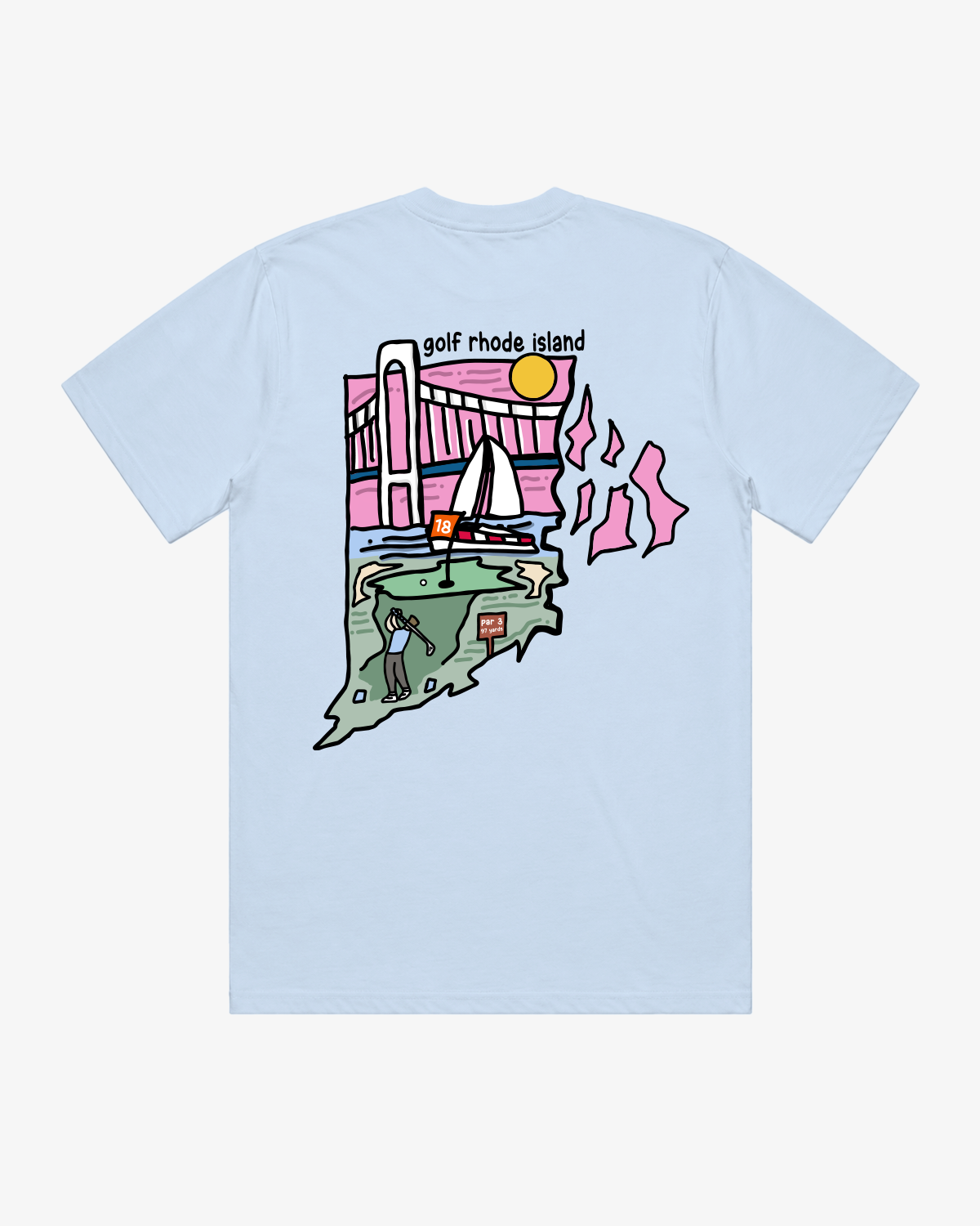 Golf Rhode Island T-shirt