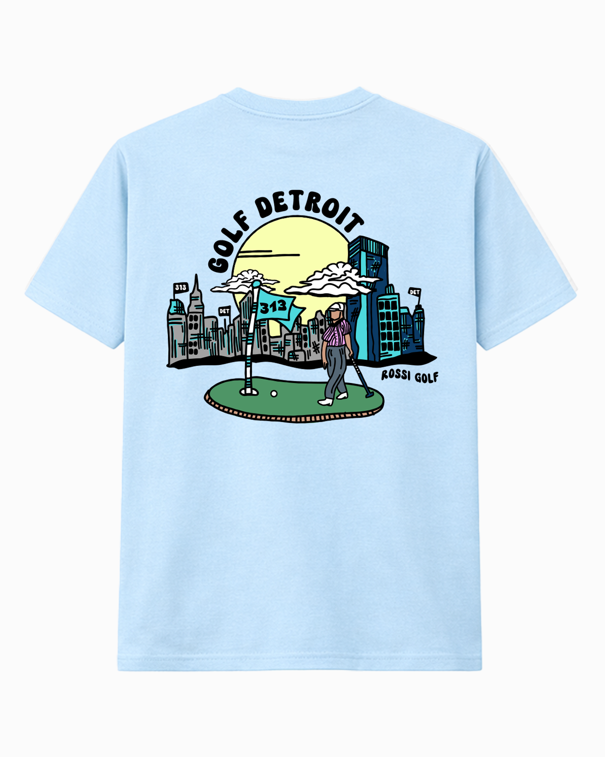 Detroit Skyline Tee