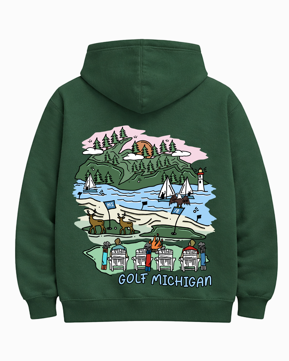Golf Michigan Hoodie