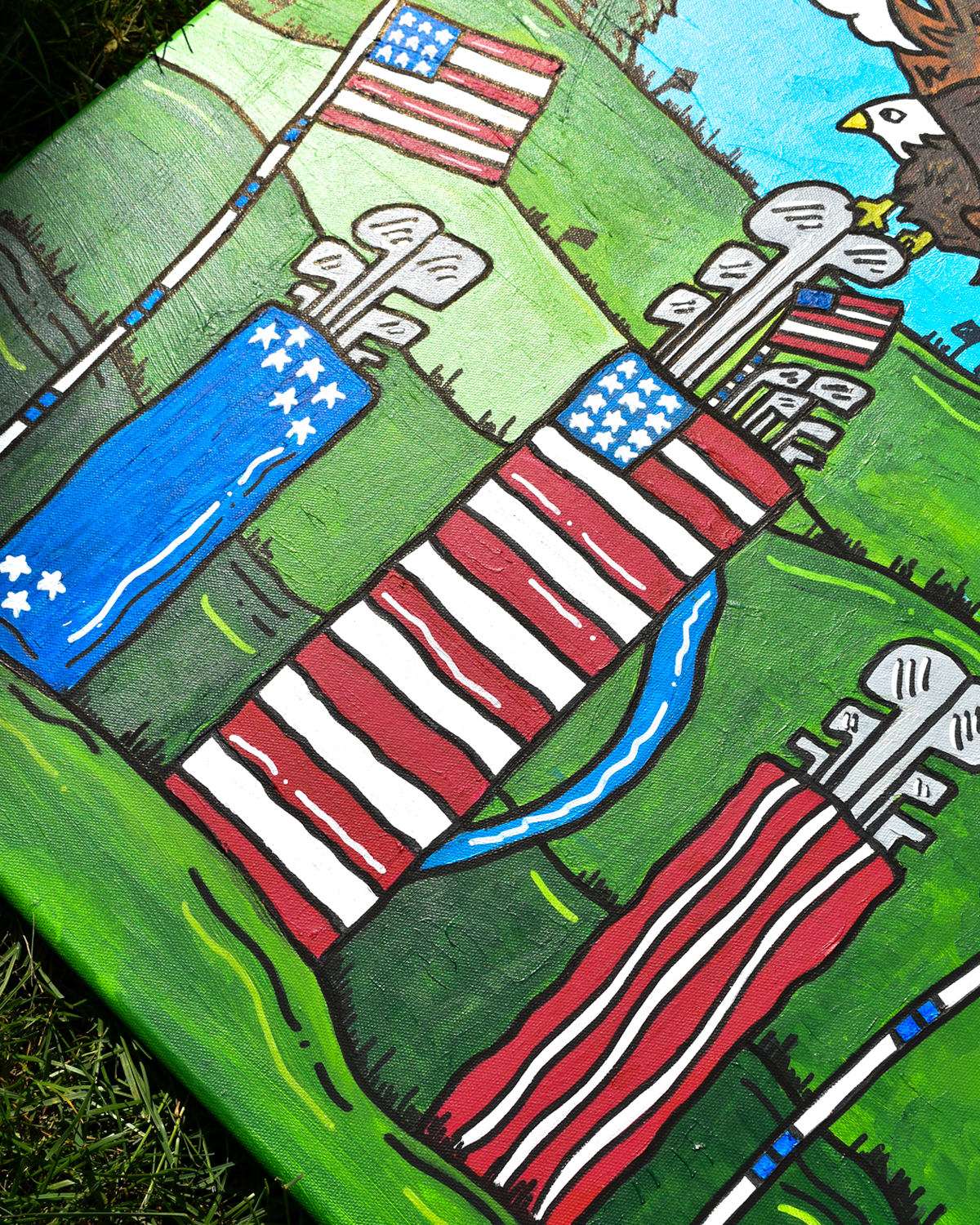 Eagle's Landing Painting