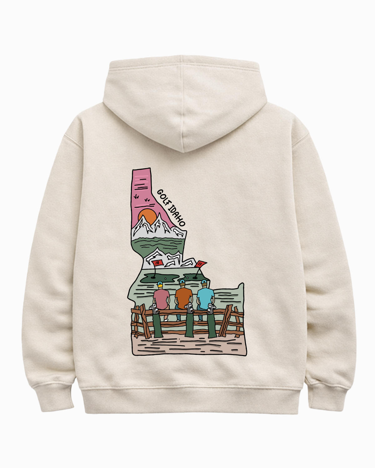 Golf Idaho Hoodie