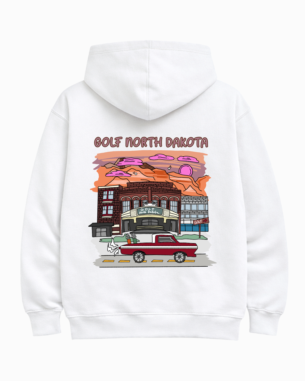 Golf North Dakota Hoodie