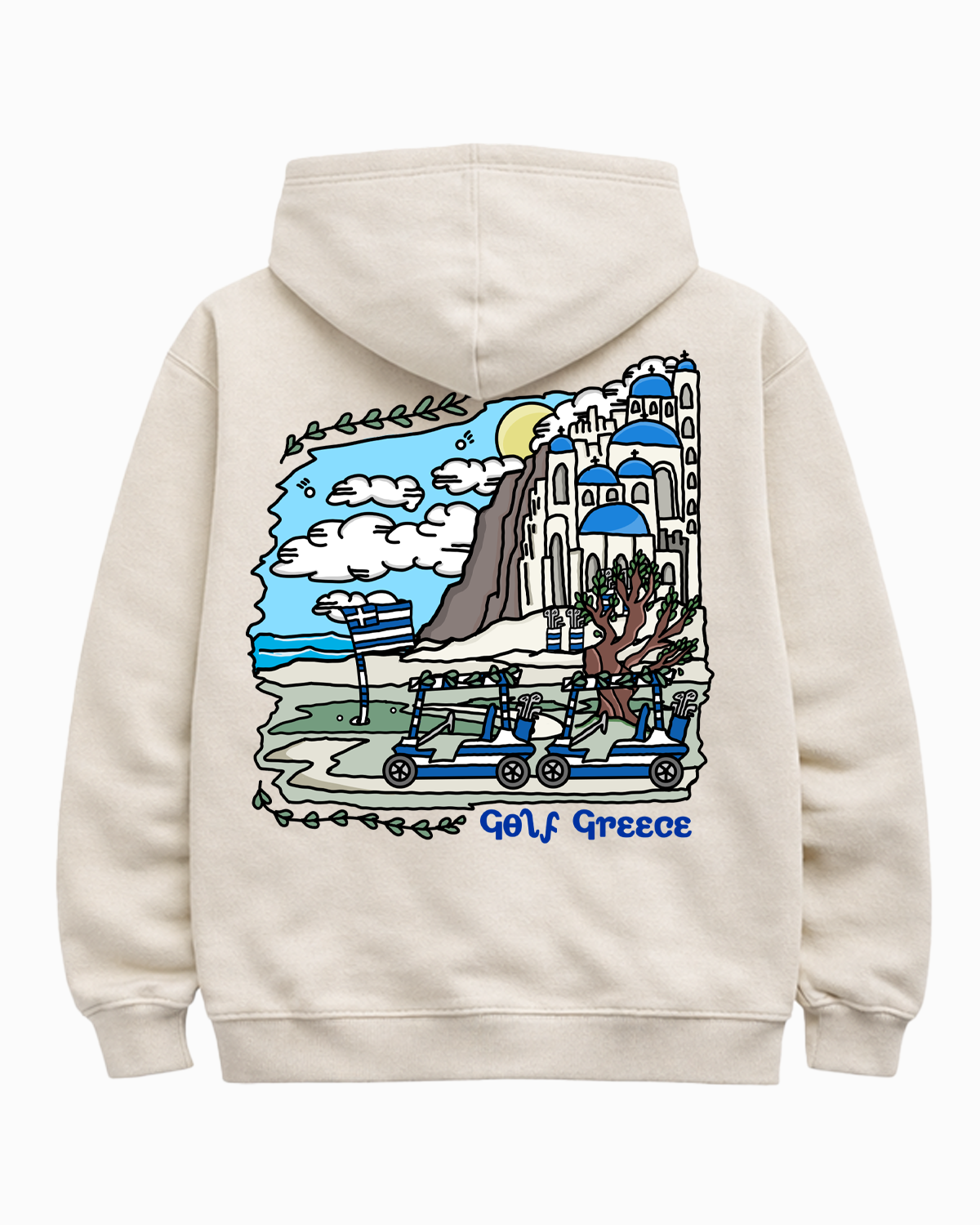 Golf Greece Hoodie