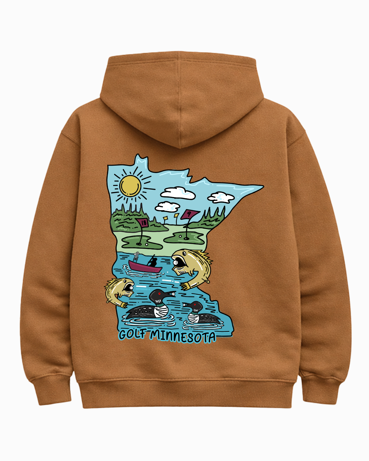 Golf Minnesota Hoodie