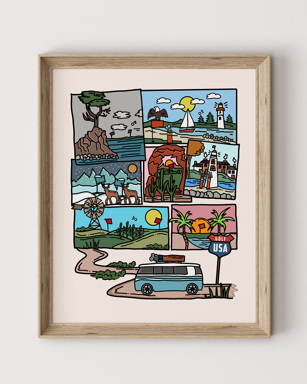 Golf USA poster