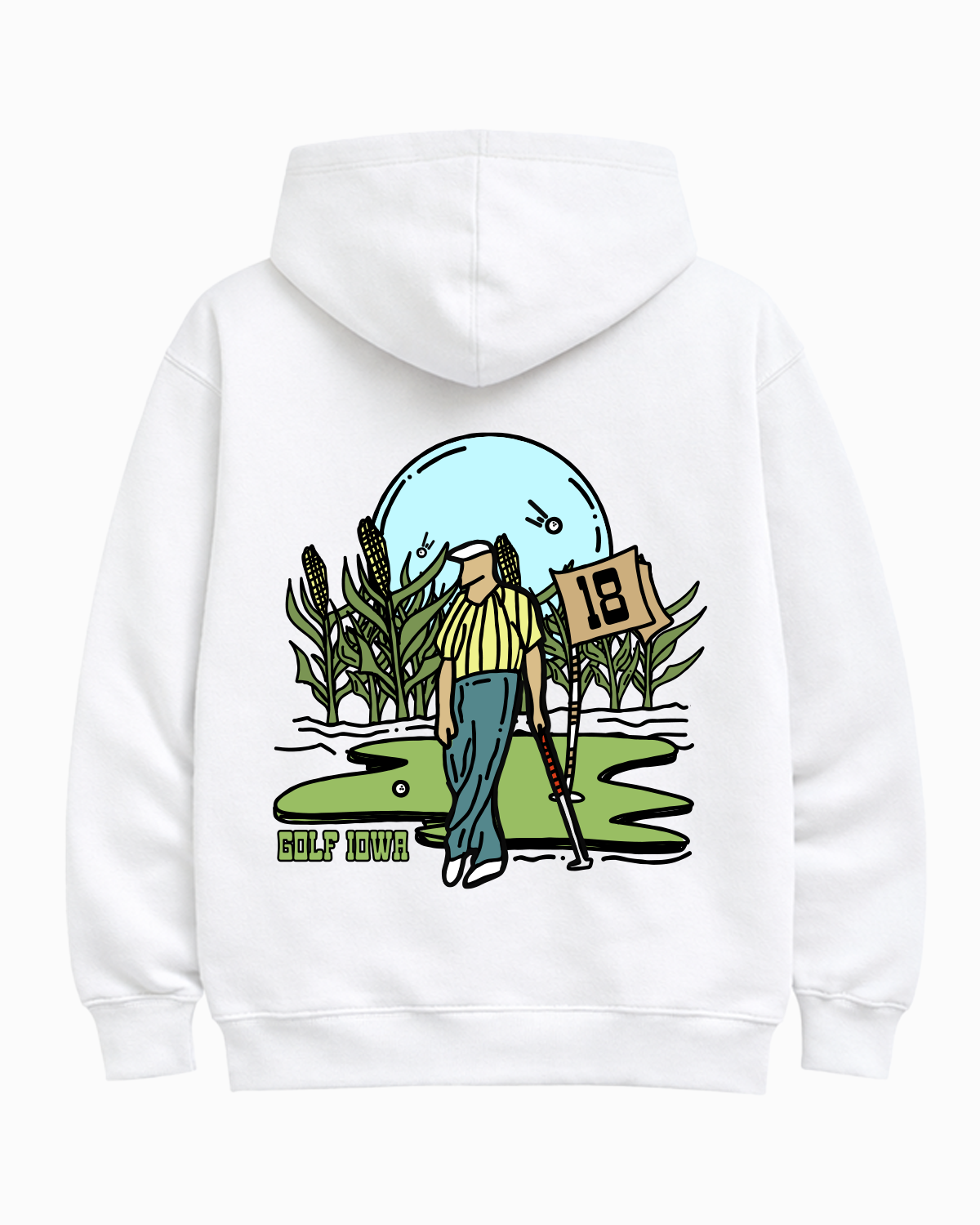 Golf Iowa Hoodie
