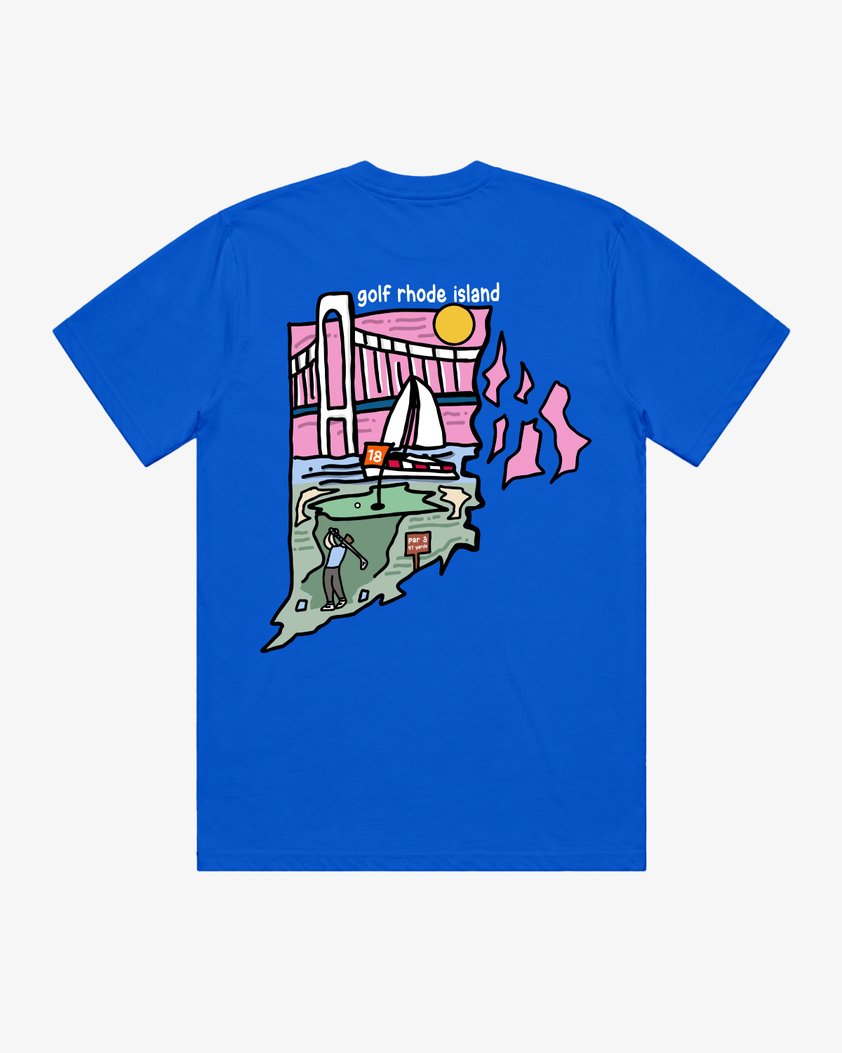 Golf Rhode Island T-shirt