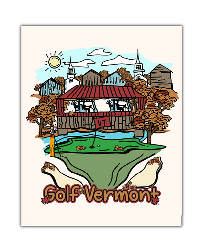 Golf Vermont Poster