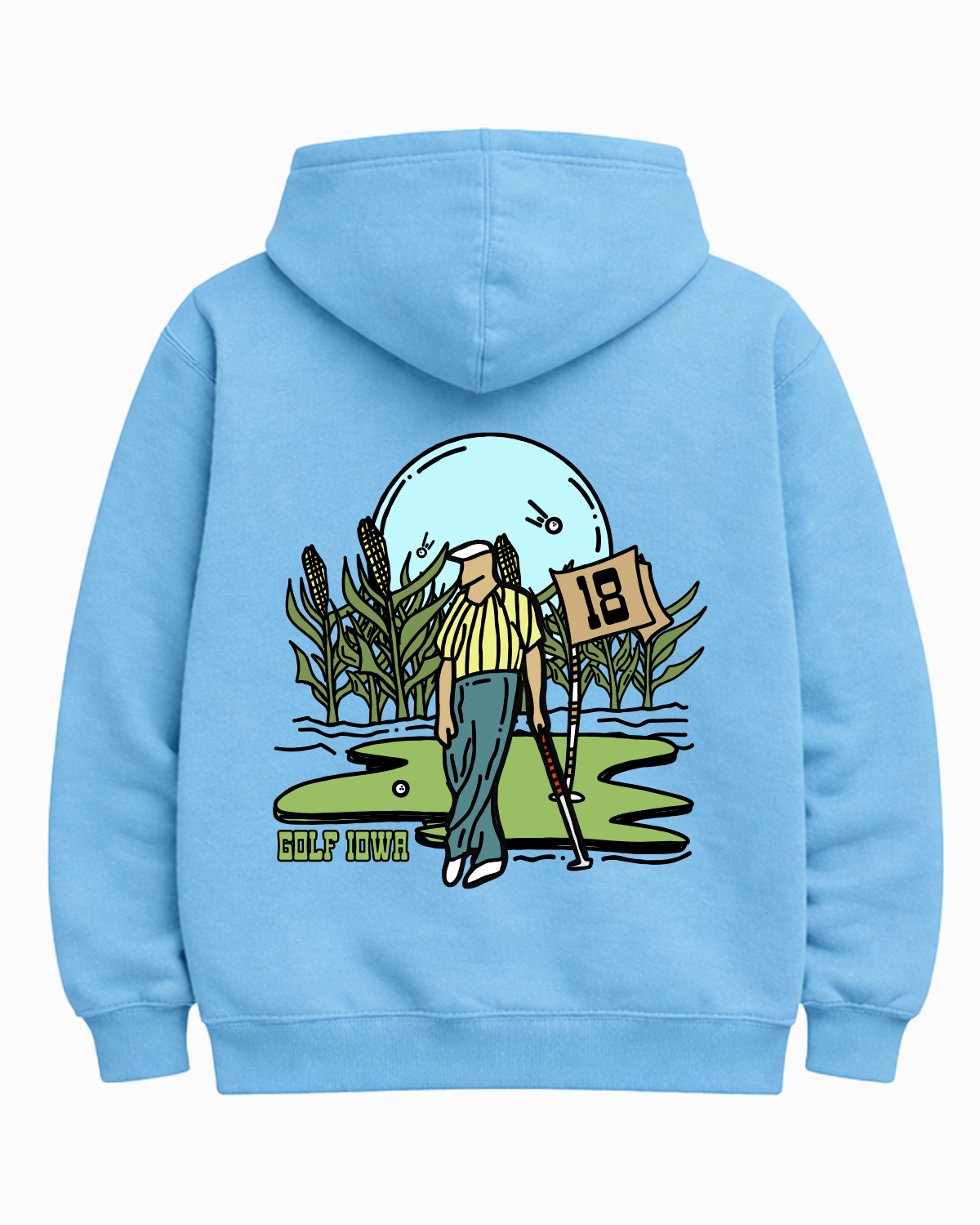 Golf Iowa Hoodie