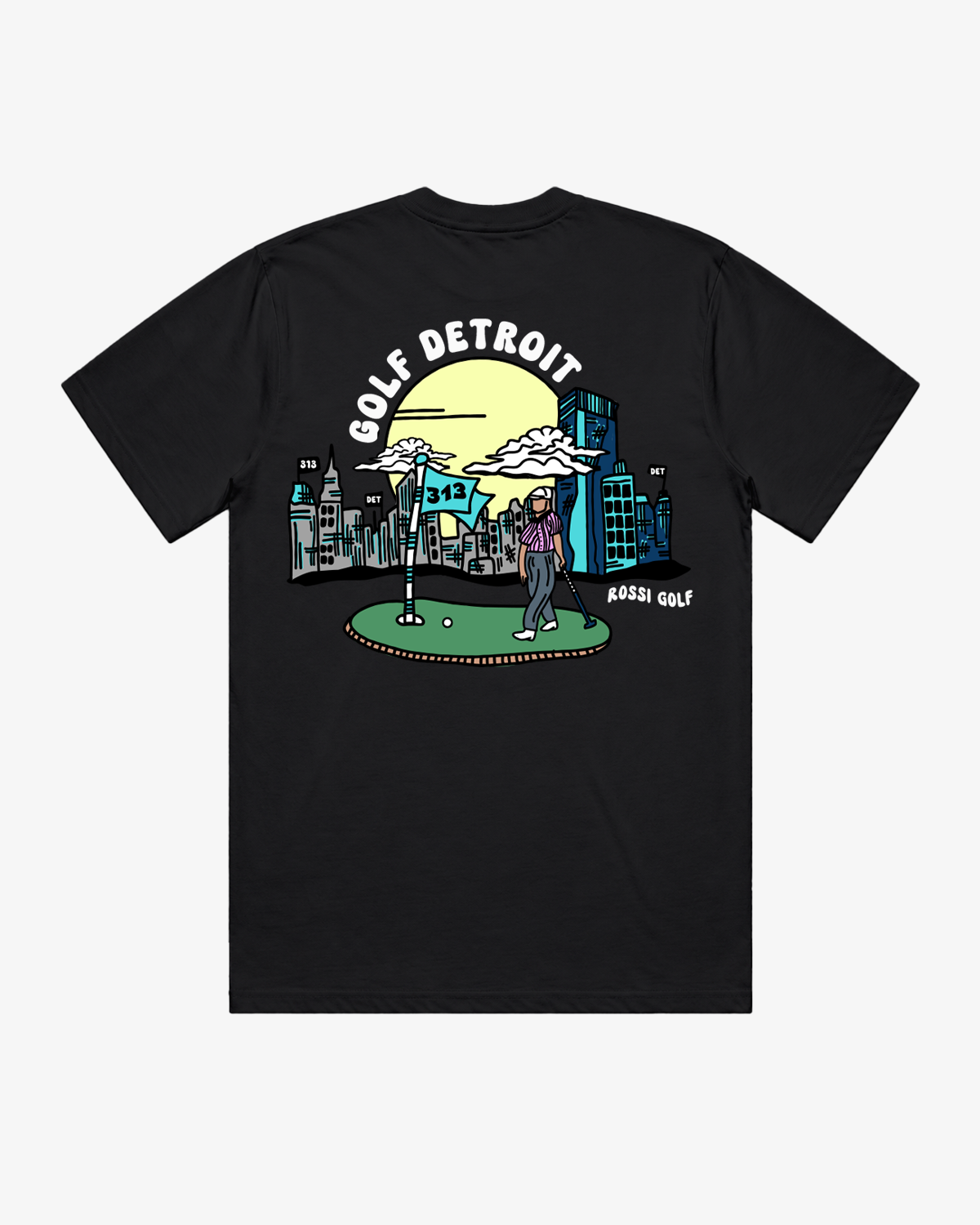 Detroit Skyline Tee