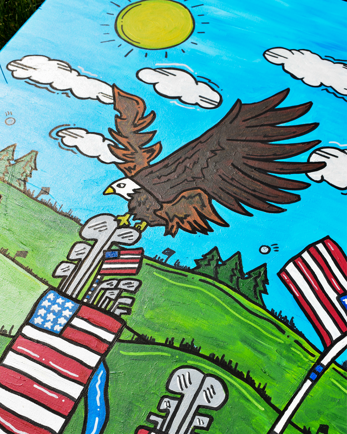 Eagle's Landing Painting