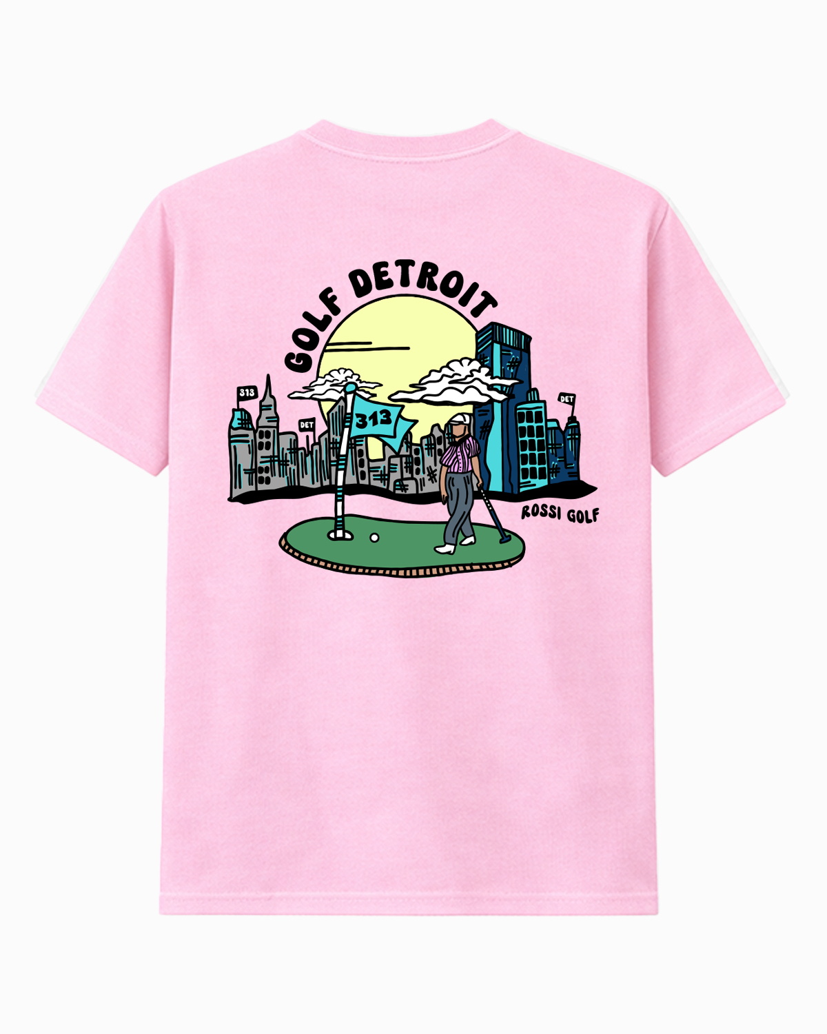 Detroit Skyline Tee