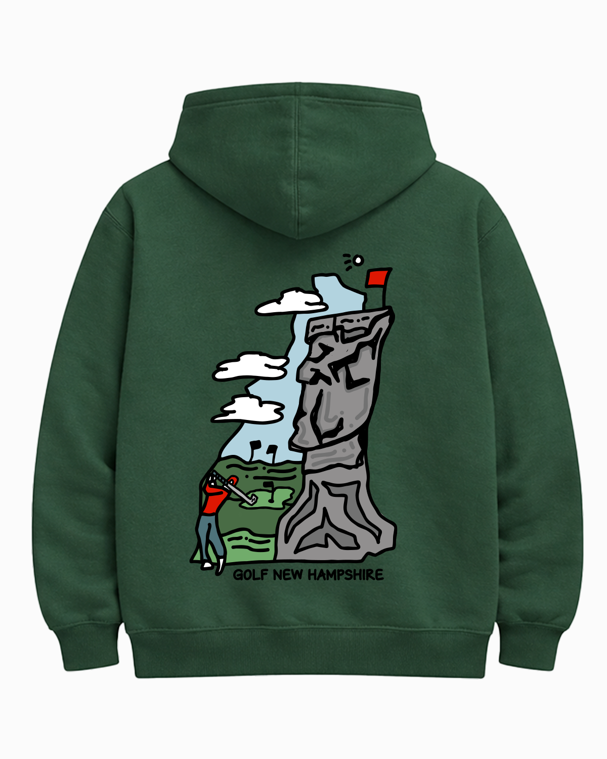 Golf New Hampshire Hoodie