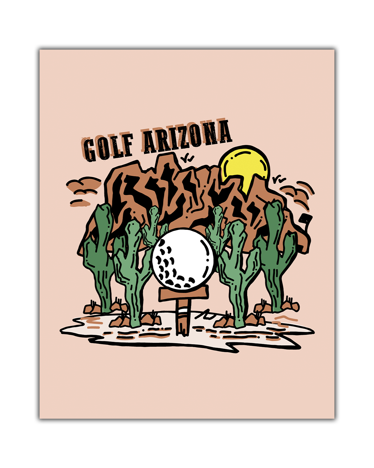 Golf Arizona Poster