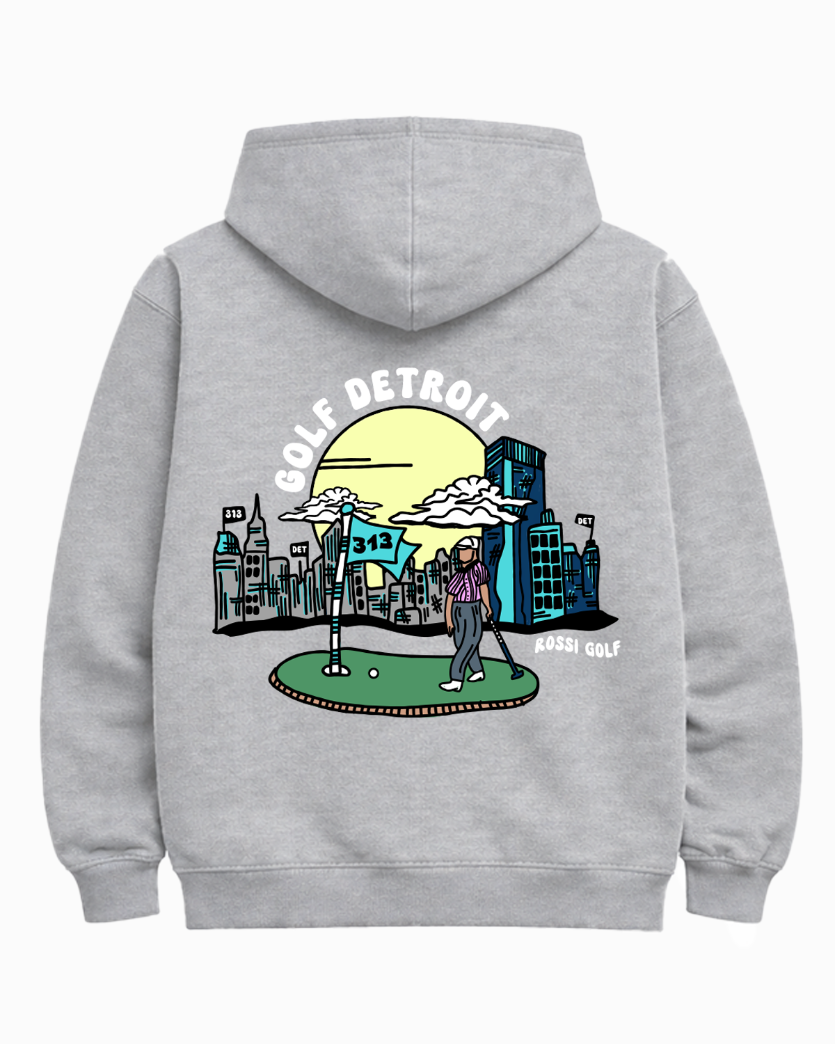 Detroit Skyline Hoodie