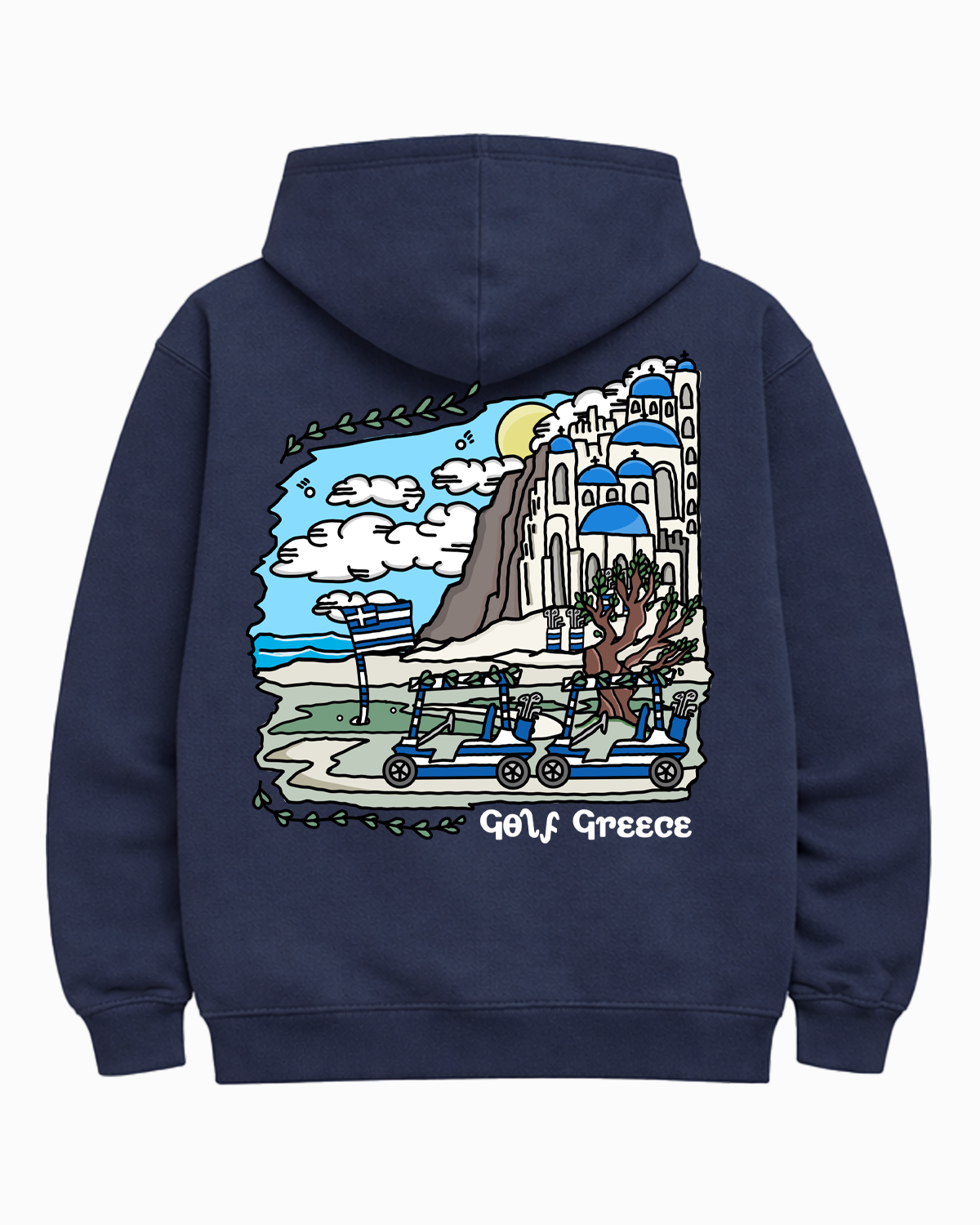 Golf Greece Hoodie