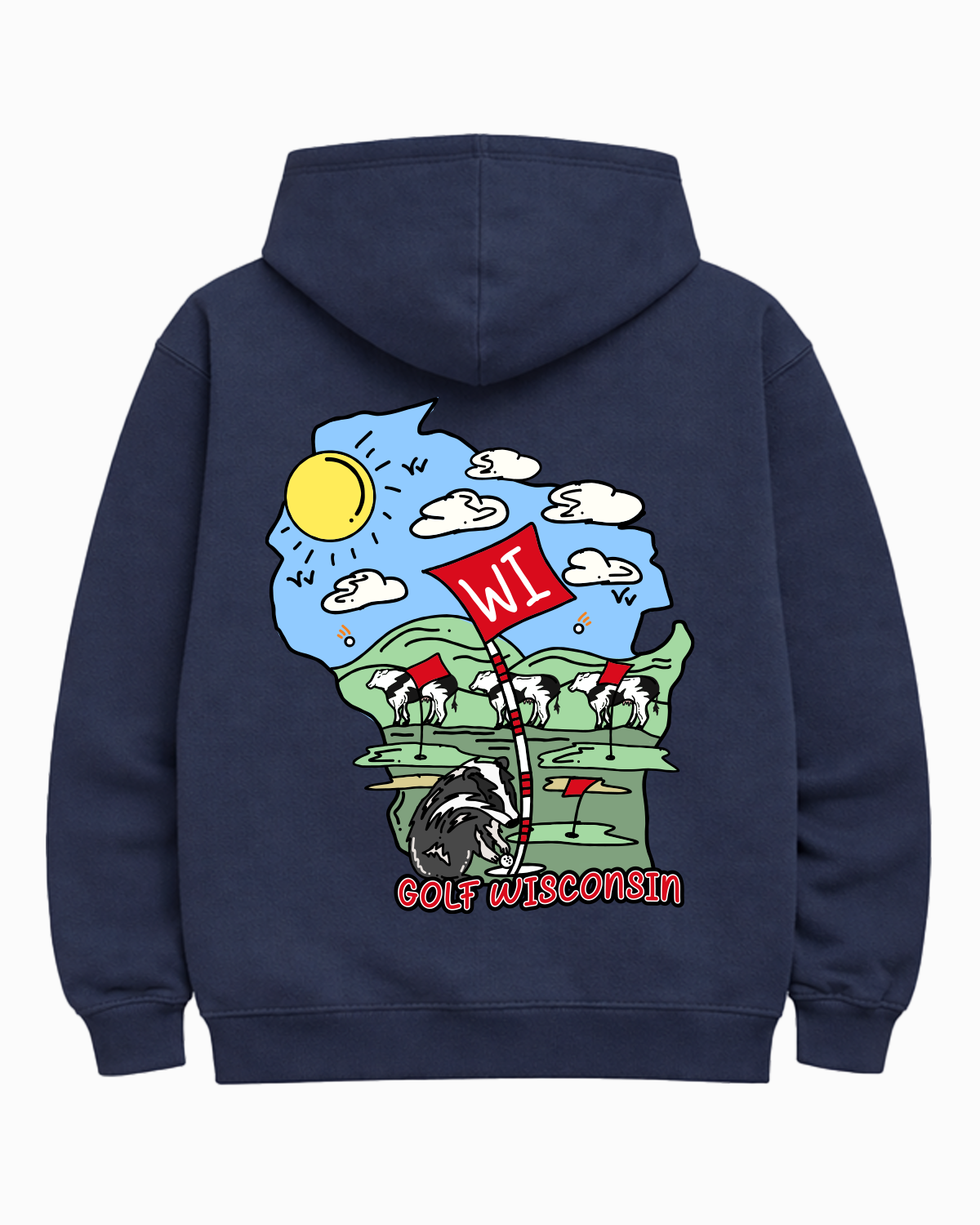 Golf Wisconsin Hoodie
