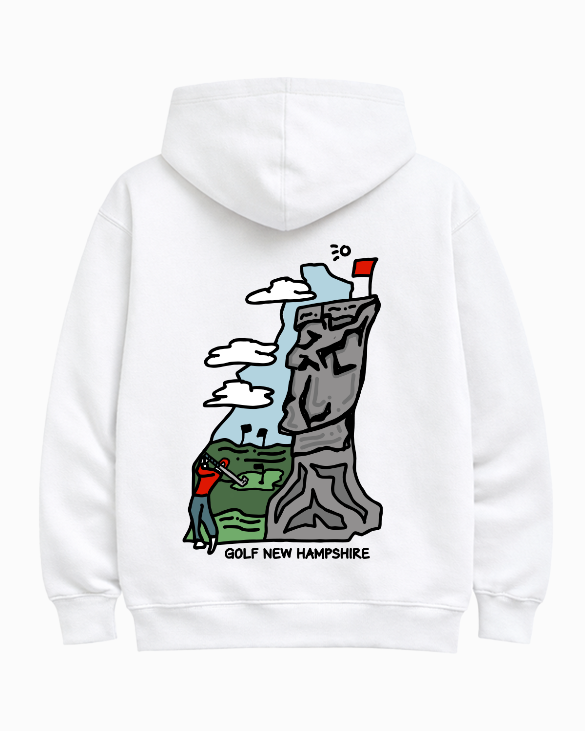 Golf New Hampshire Hoodie