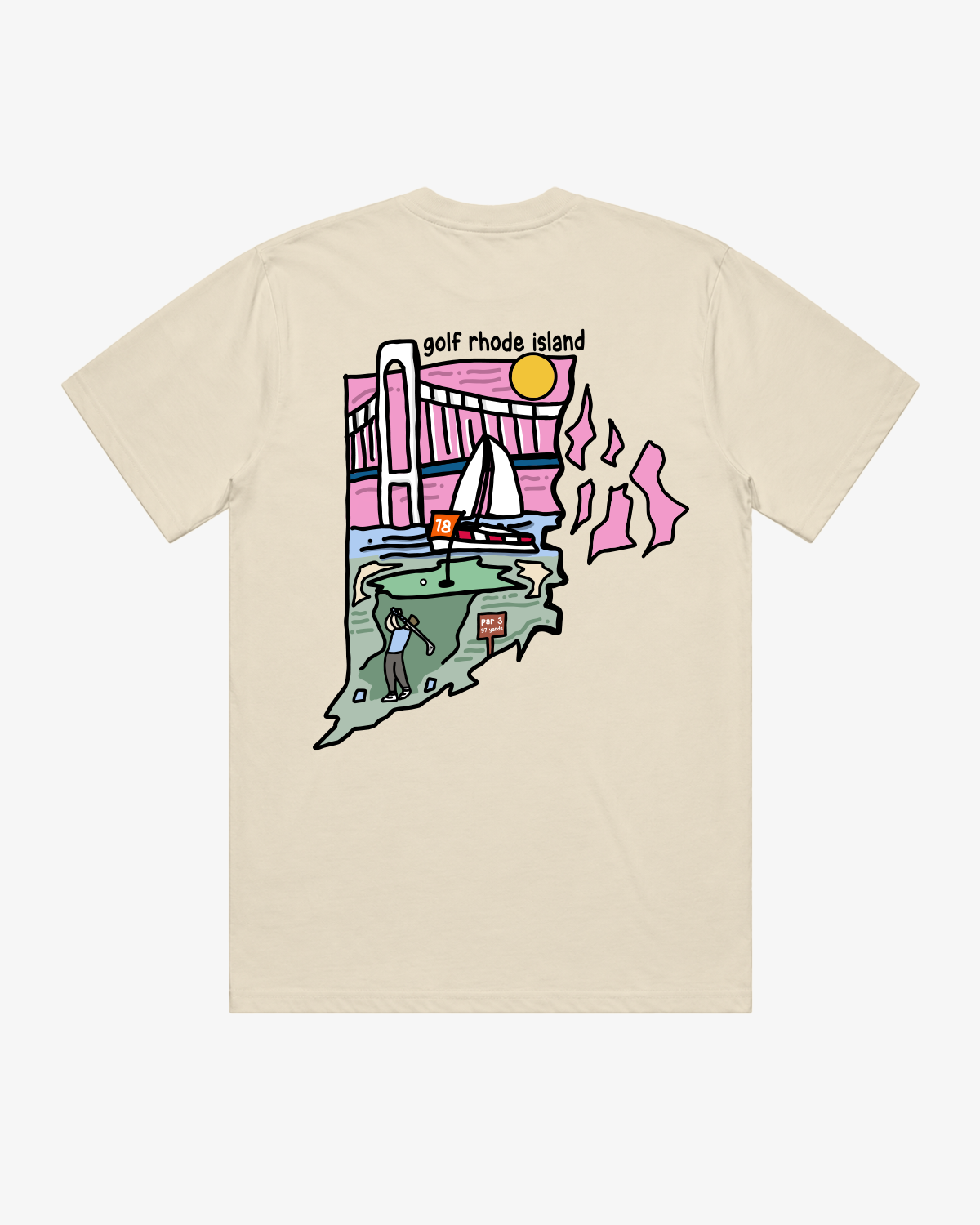 Golf Rhode Island T-shirt