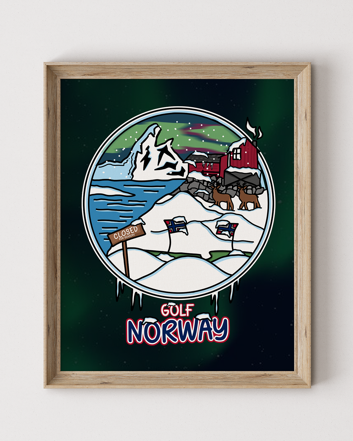 Golf Norway poster