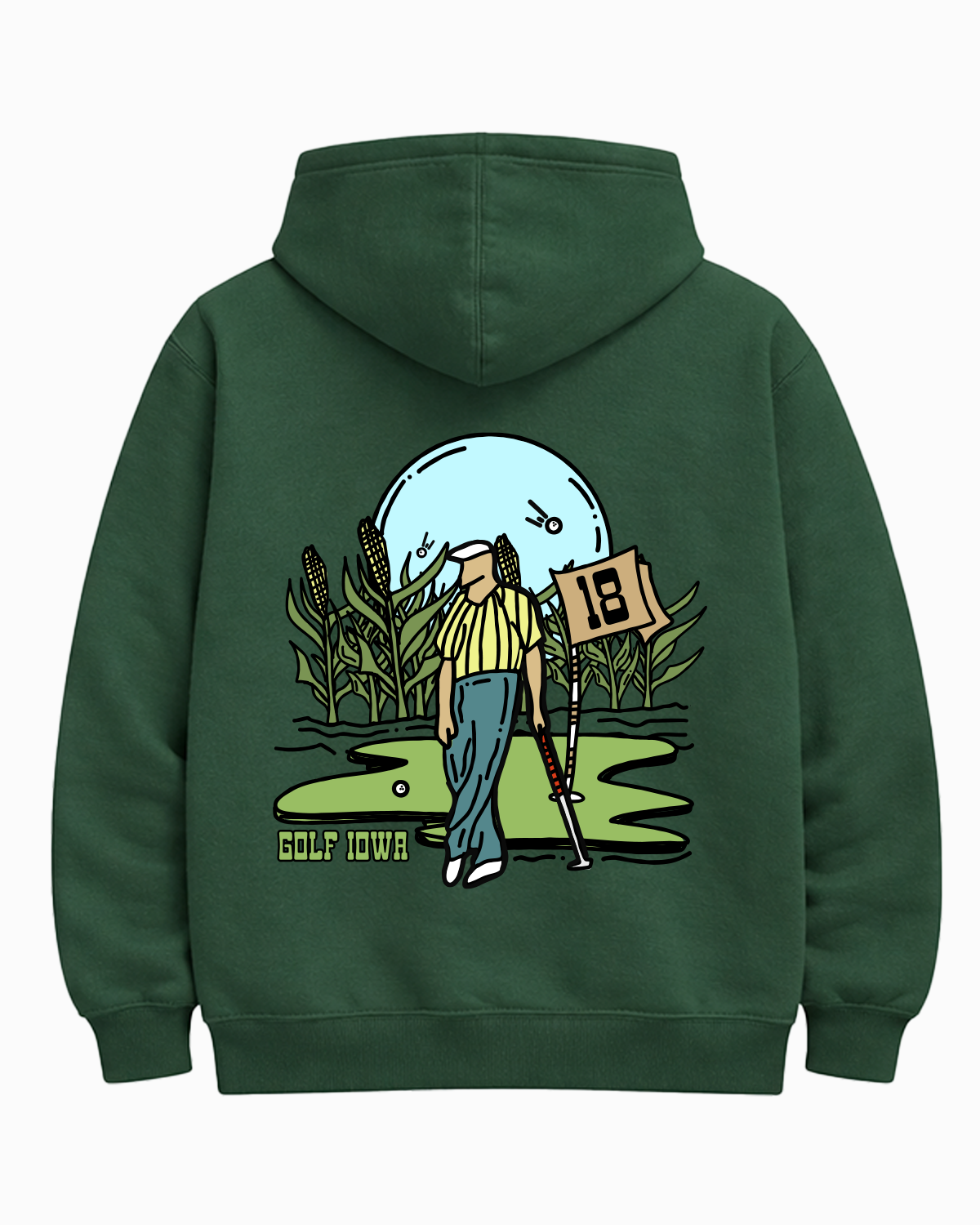 Golf Iowa Hoodie