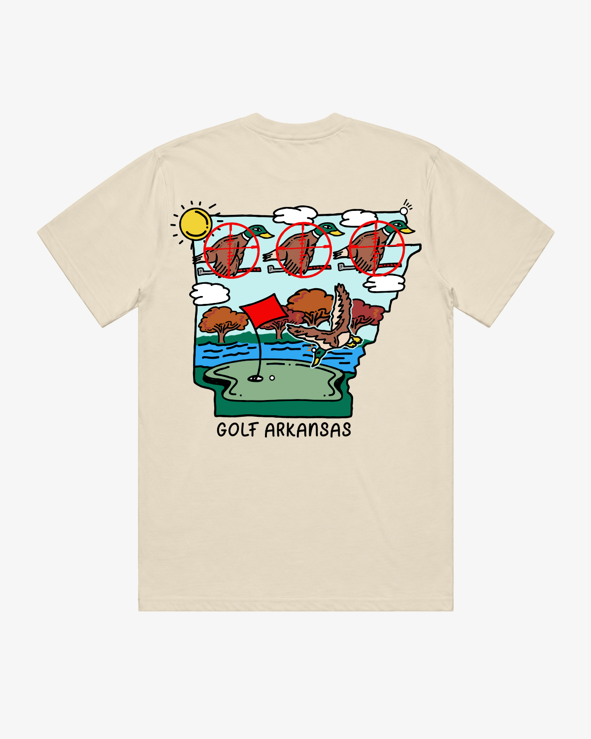 Golf Arkansas T-Shirt