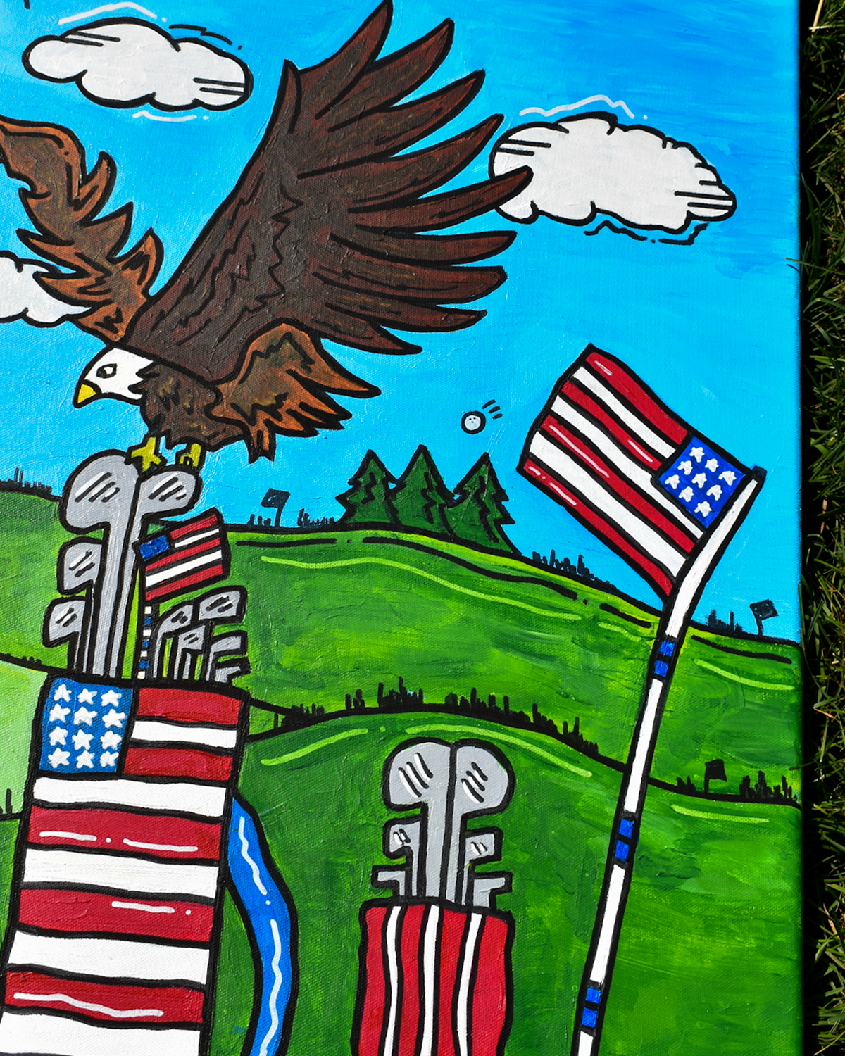 Eagle's Landing Painting