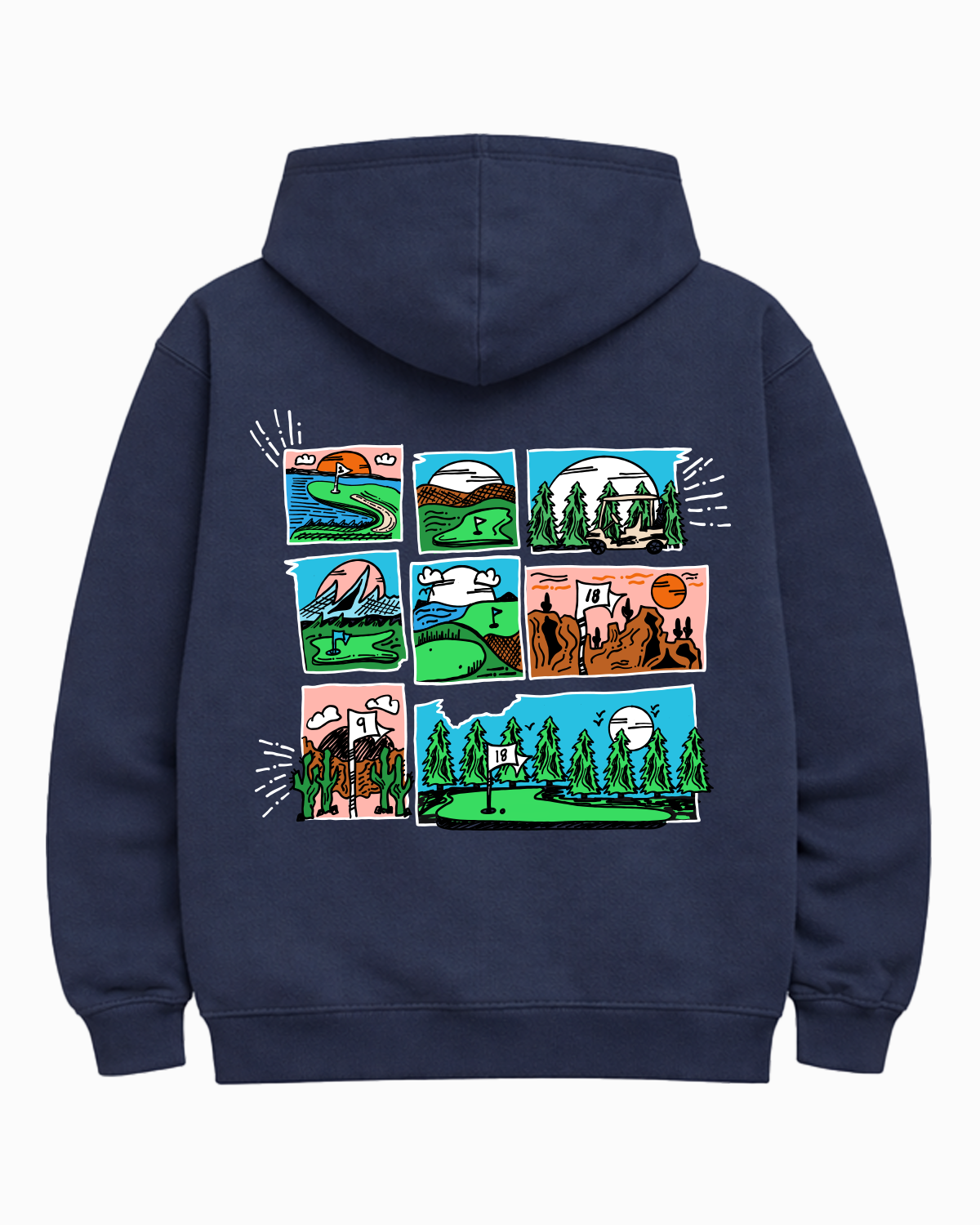 Golf Scenery Hoodie