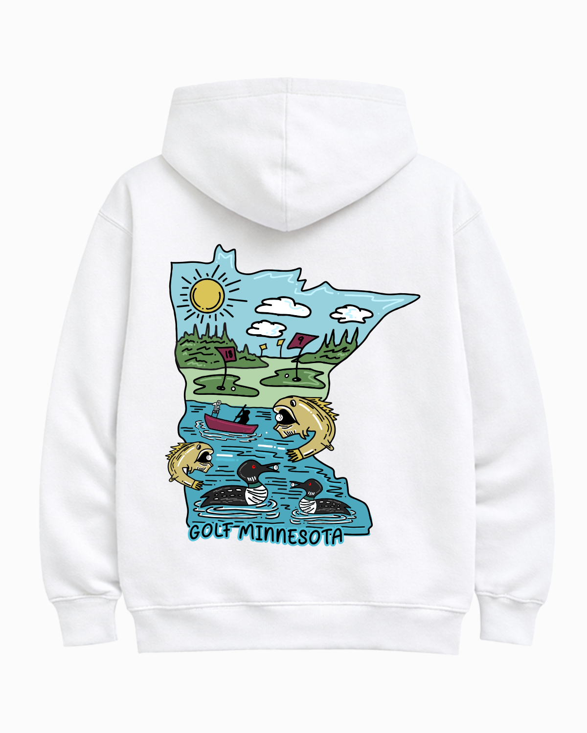 Golf Minnesota Hoodie