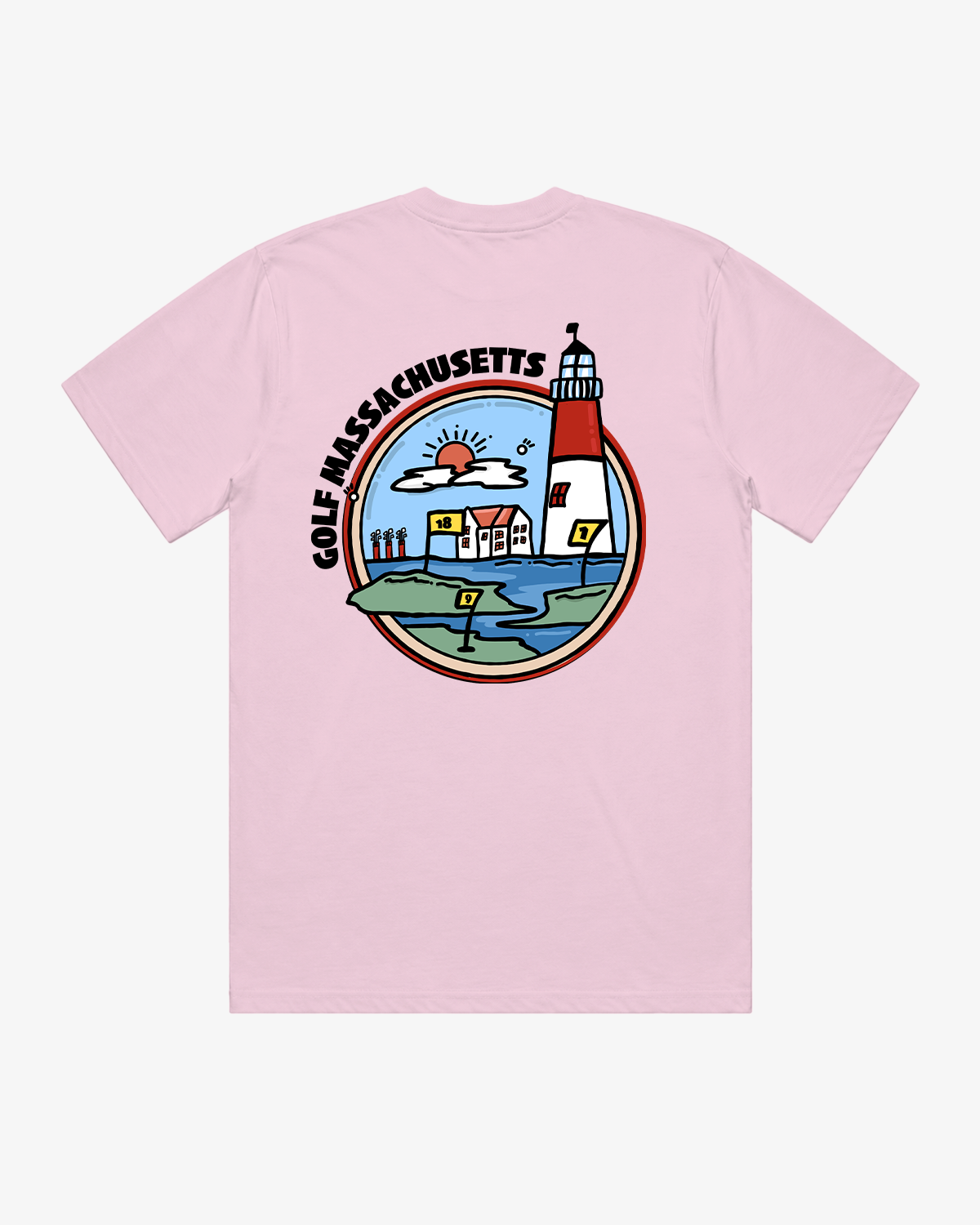 Golf Massachusetts T-Shirt