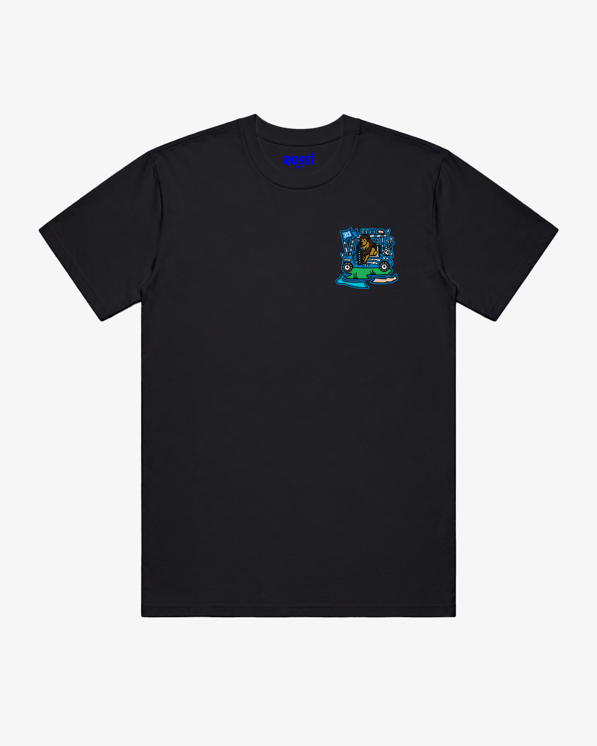 Detroit Football X Golf Tee