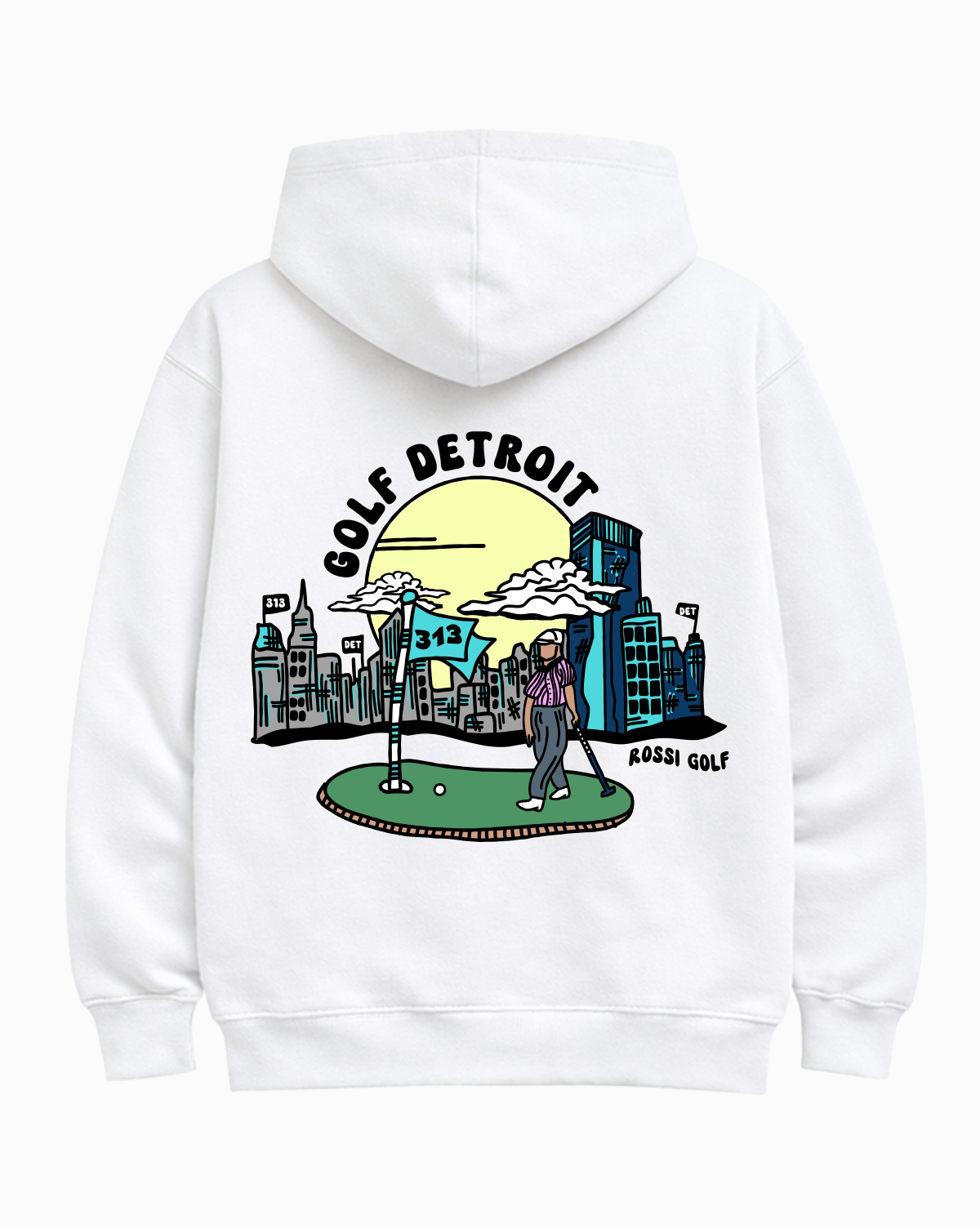 Detroit Skyline Hoodie