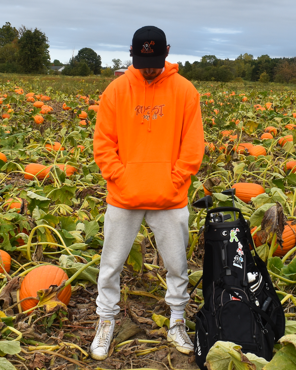 Graveyard Fist Pump Orange Hoodie