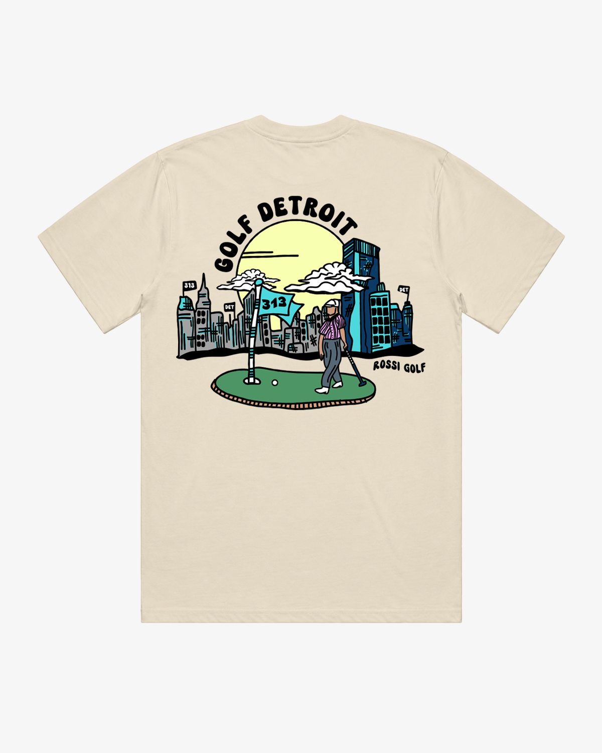 Detroit Skyline Tee