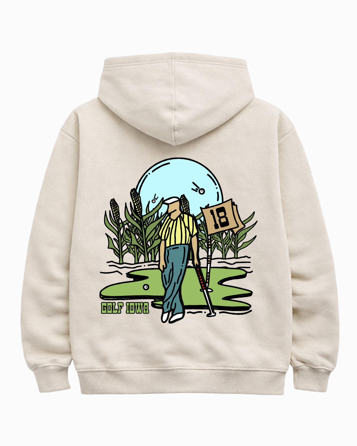 Golf Iowa Hoodie