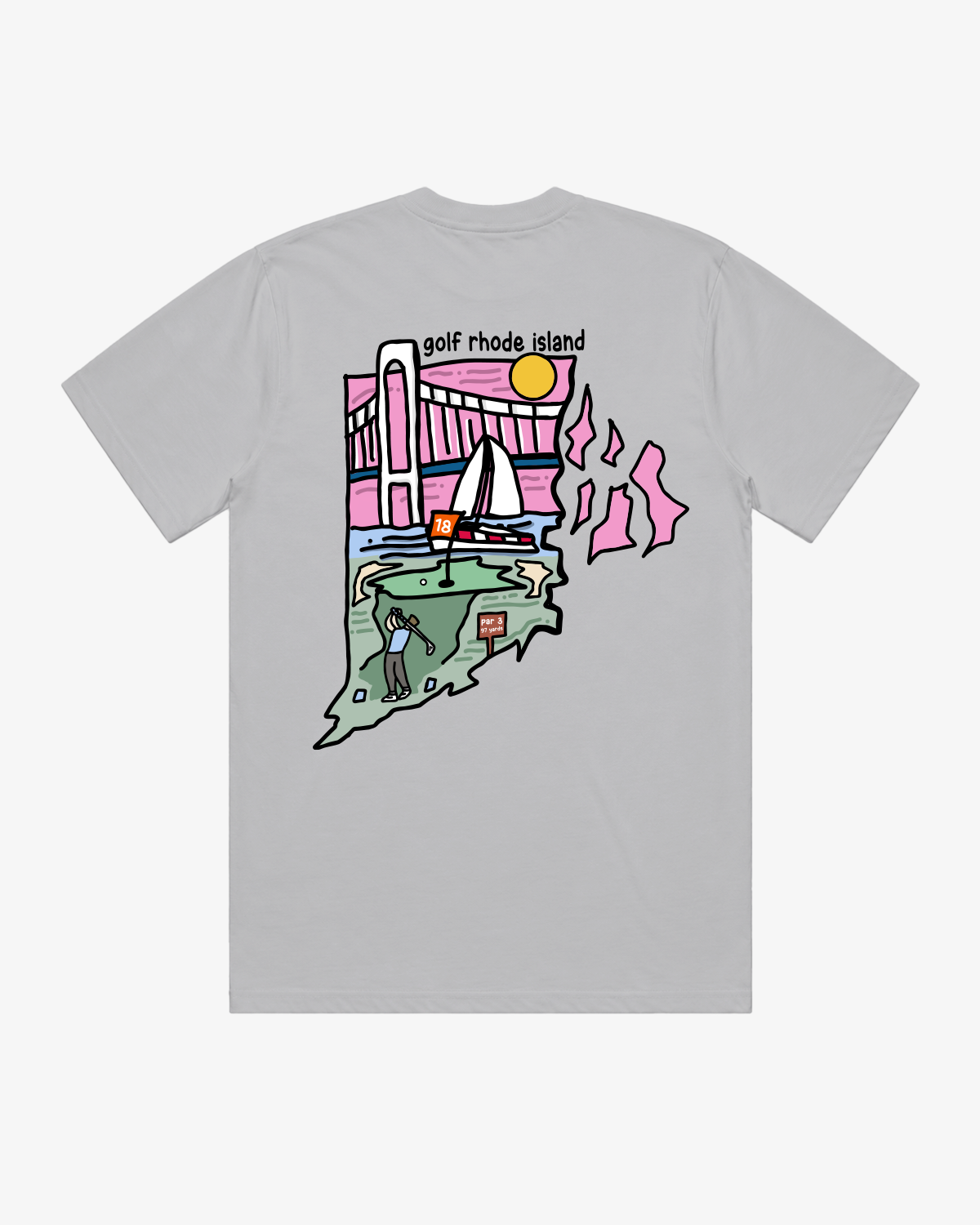Golf Rhode Island T-shirt