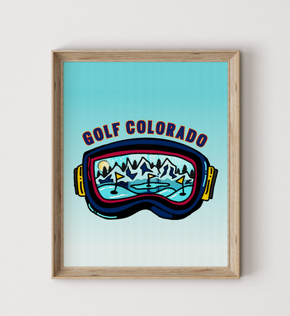 Golf Colorado Poster