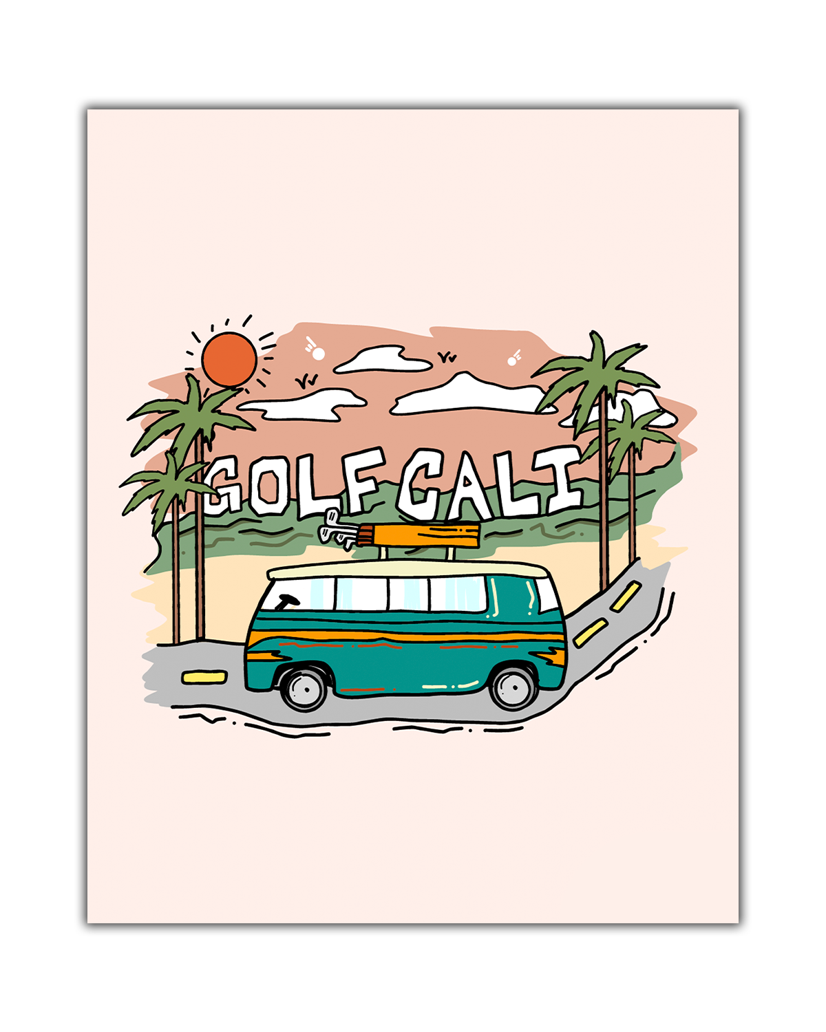 Golf California Poster