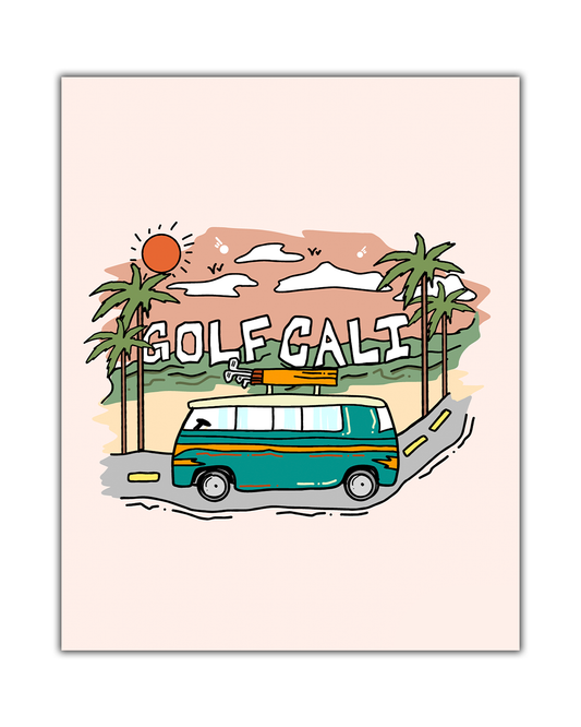 Golf California Poster