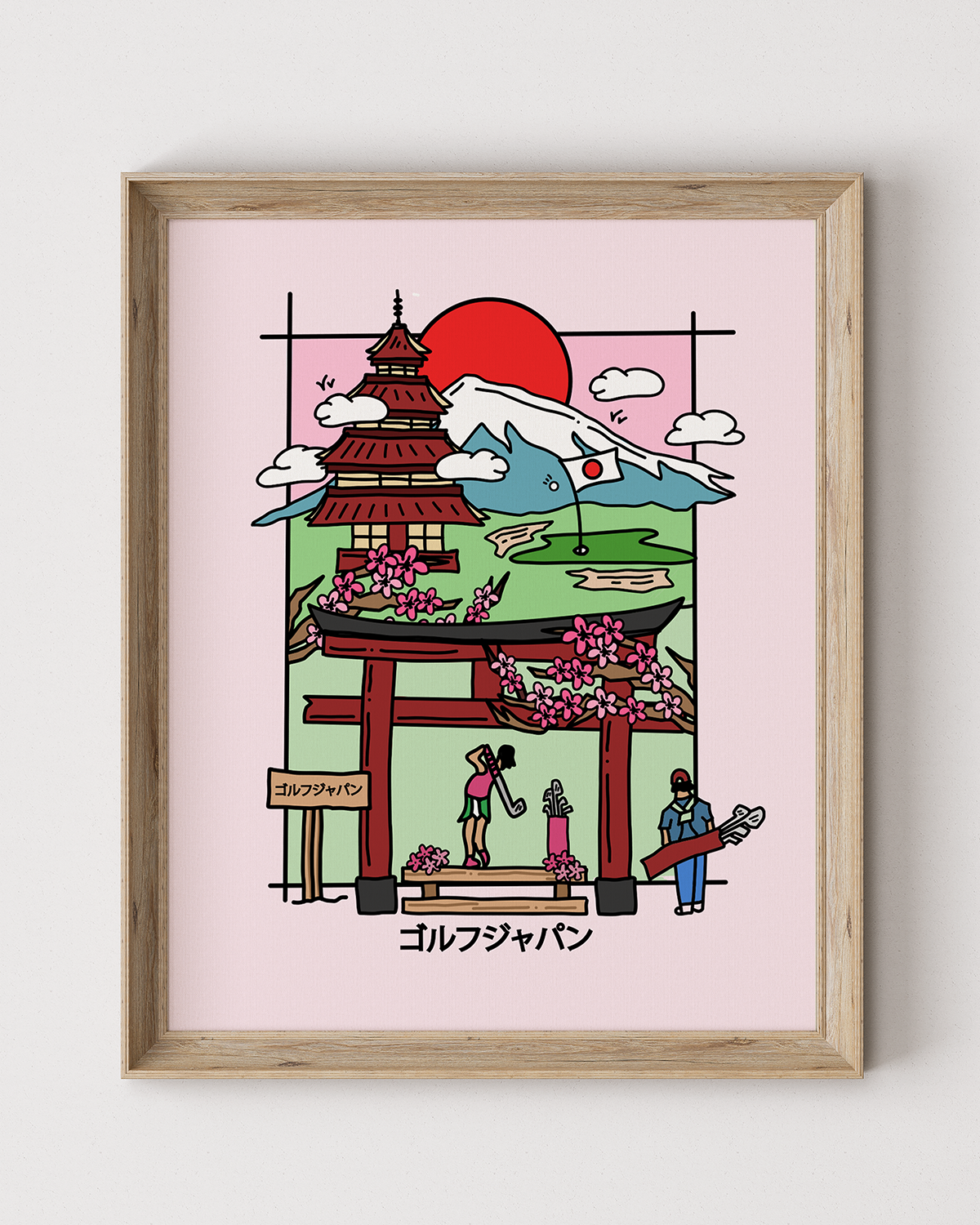 Golf Japan poster