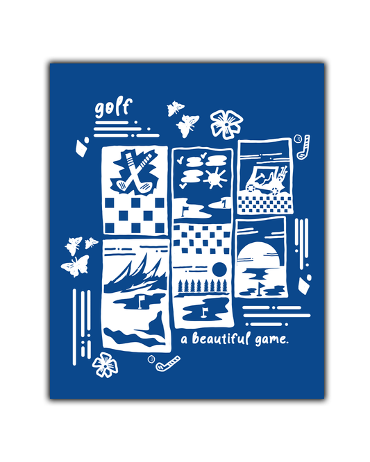 Golf Is Beautiful Poster